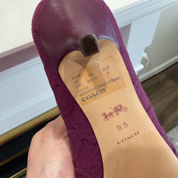 Coach Jade Knit Booties NWT - Picture 5 of 6